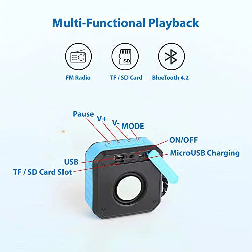 IPX7 Sizepeaker Works with Sizeamsung Galaxy Size22+/ 5G/Plus/Ultra with 13H WaterProof Playtime, Indoor, Outdoor Travel 1500 (GREEN)