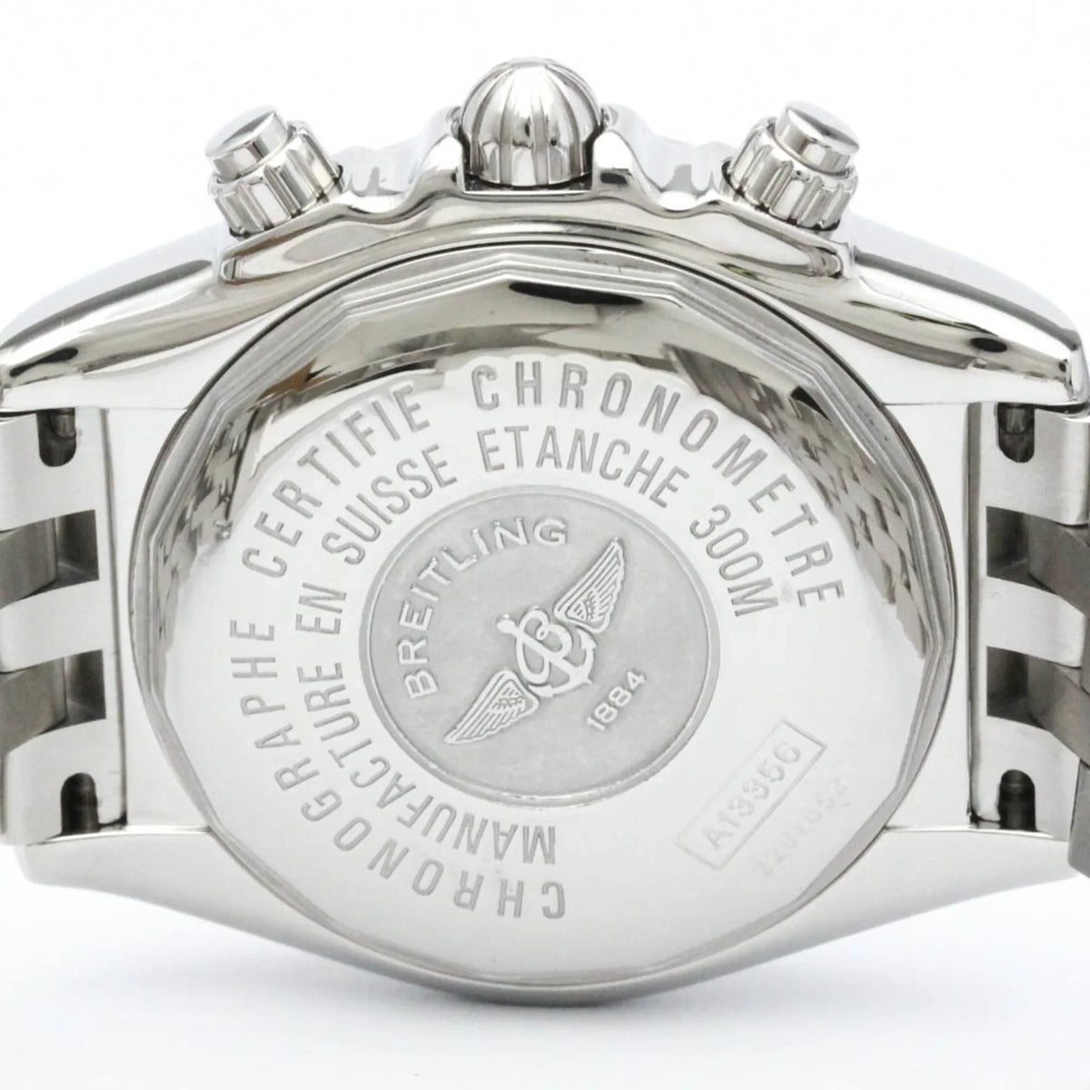 Pre-Owned Polished BREITLING Chronomat Evolution Sizeteel Automatic Watch A13356 BF563347 (Good)