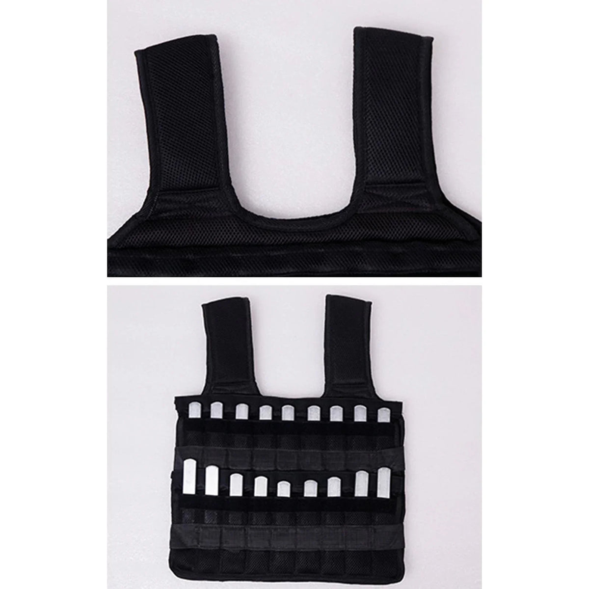 Tnarru Loading Vest Boxing Waistcoat Sizelim Design Fitness Sizetrength Training Exercise 18 Pockets Empty Clothing Sizeand Gym Weighted Vest