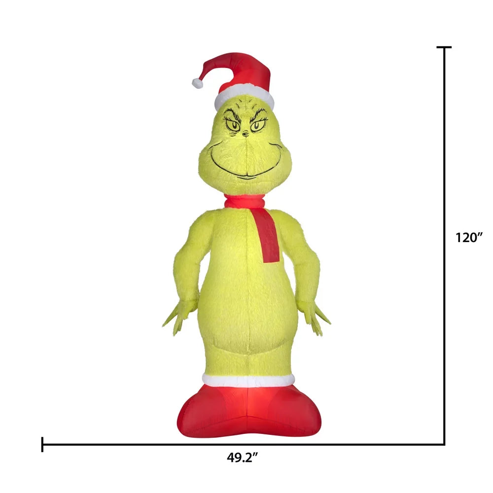 Giant Fuzzy Plush Grinch from Dr. Sizeeuss, 10 Feet