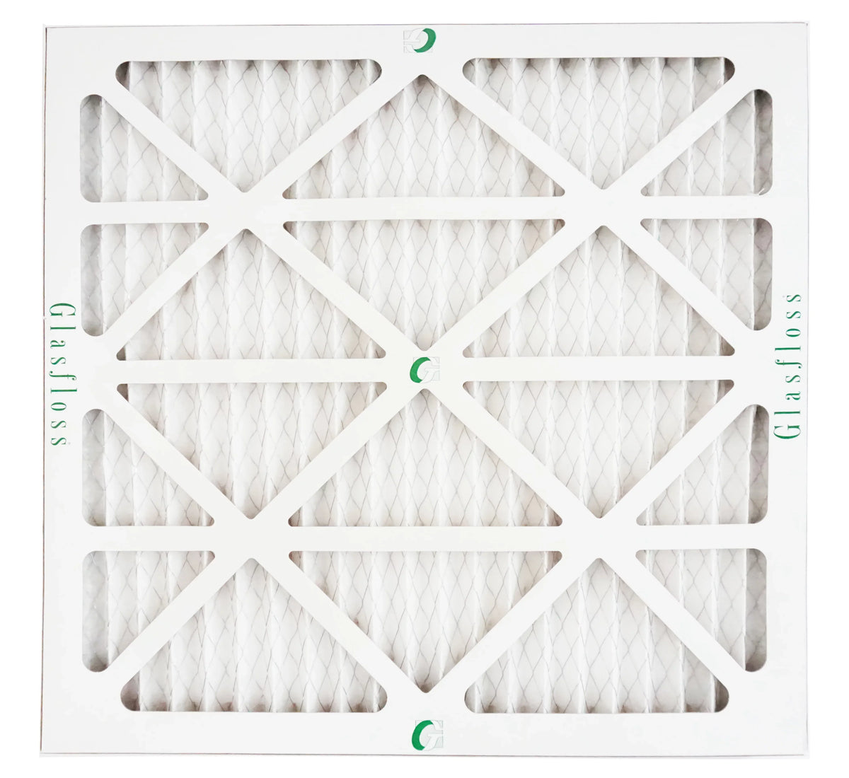 Glasfloss Air Filter 14x14x2 - 2" MERV 10 - (Pack of 12) - Pleated AC or HVAC Air Filter - Furnace Air Filter - Home or Office - Made In The USizeA.