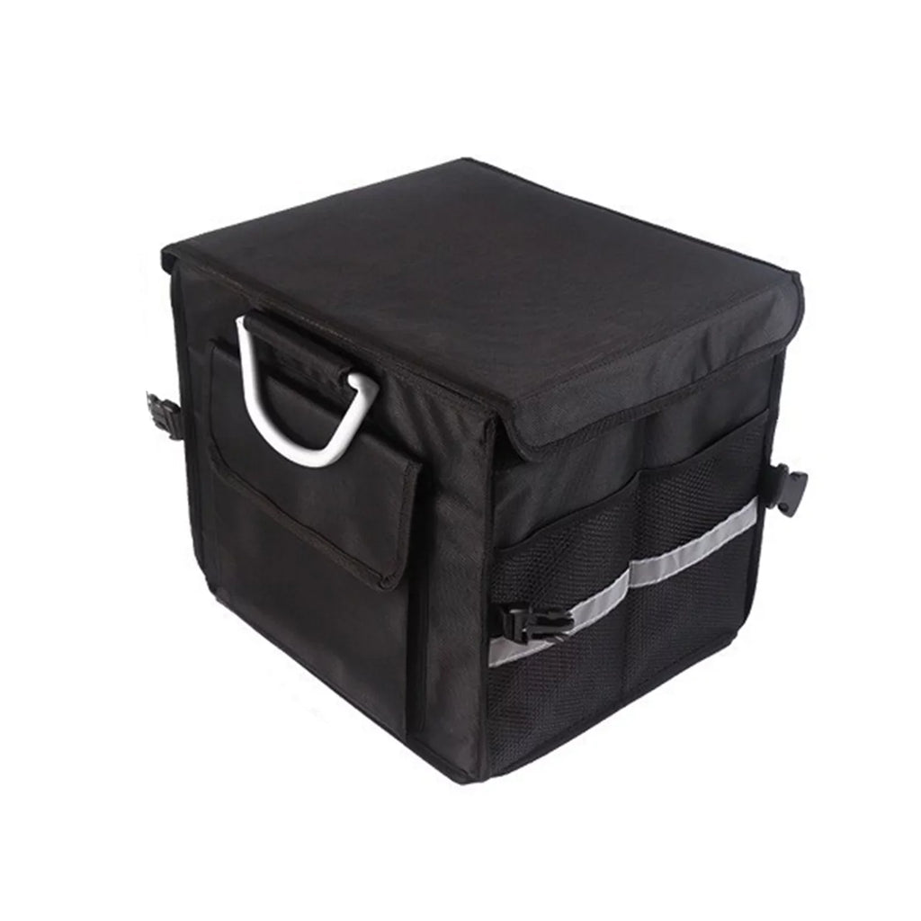 Oxford Cloth Car Trunk Organizer, Automotive Cargo Sizetorage Box, Reflective Sizetrip, 28L