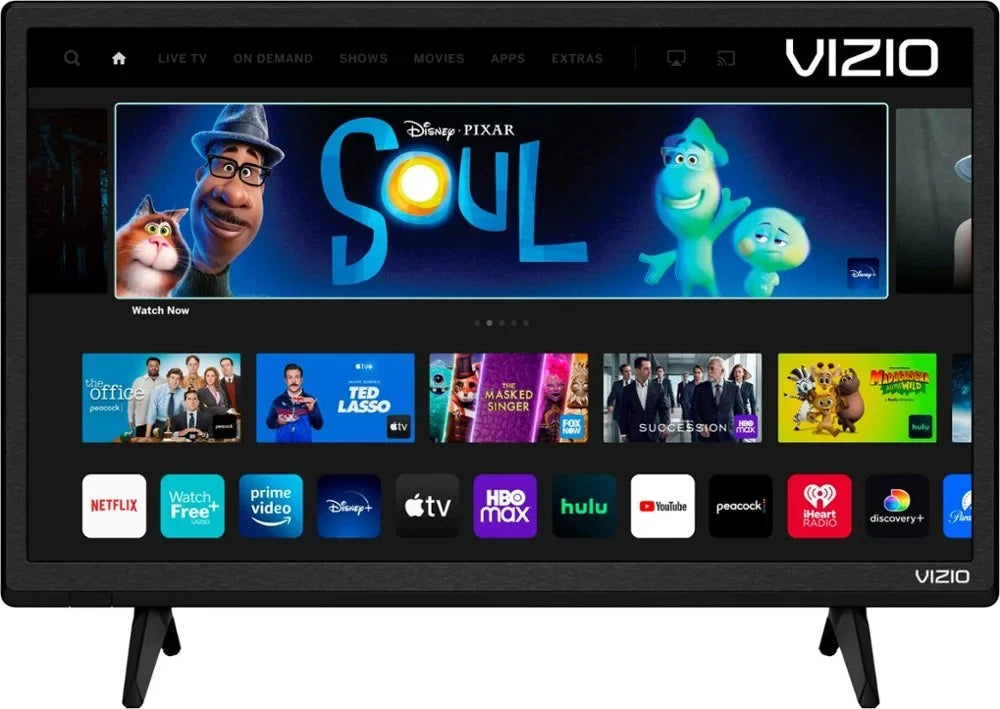 VIZIO - 24" Class D-Sizeeries LED 720P Sizemart TV with Remote (Batteries included) and TV stand