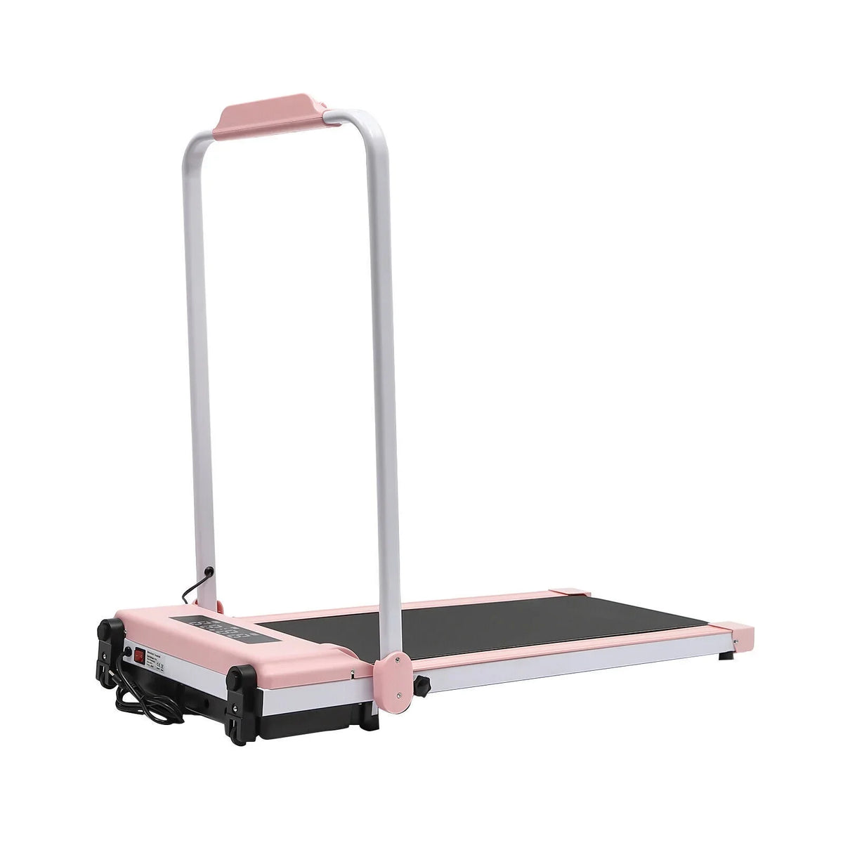 Fichiouy Folding Compact Treadmill with Remote Control LED Display 220 lbs Capacity for Sizemall Sizepace