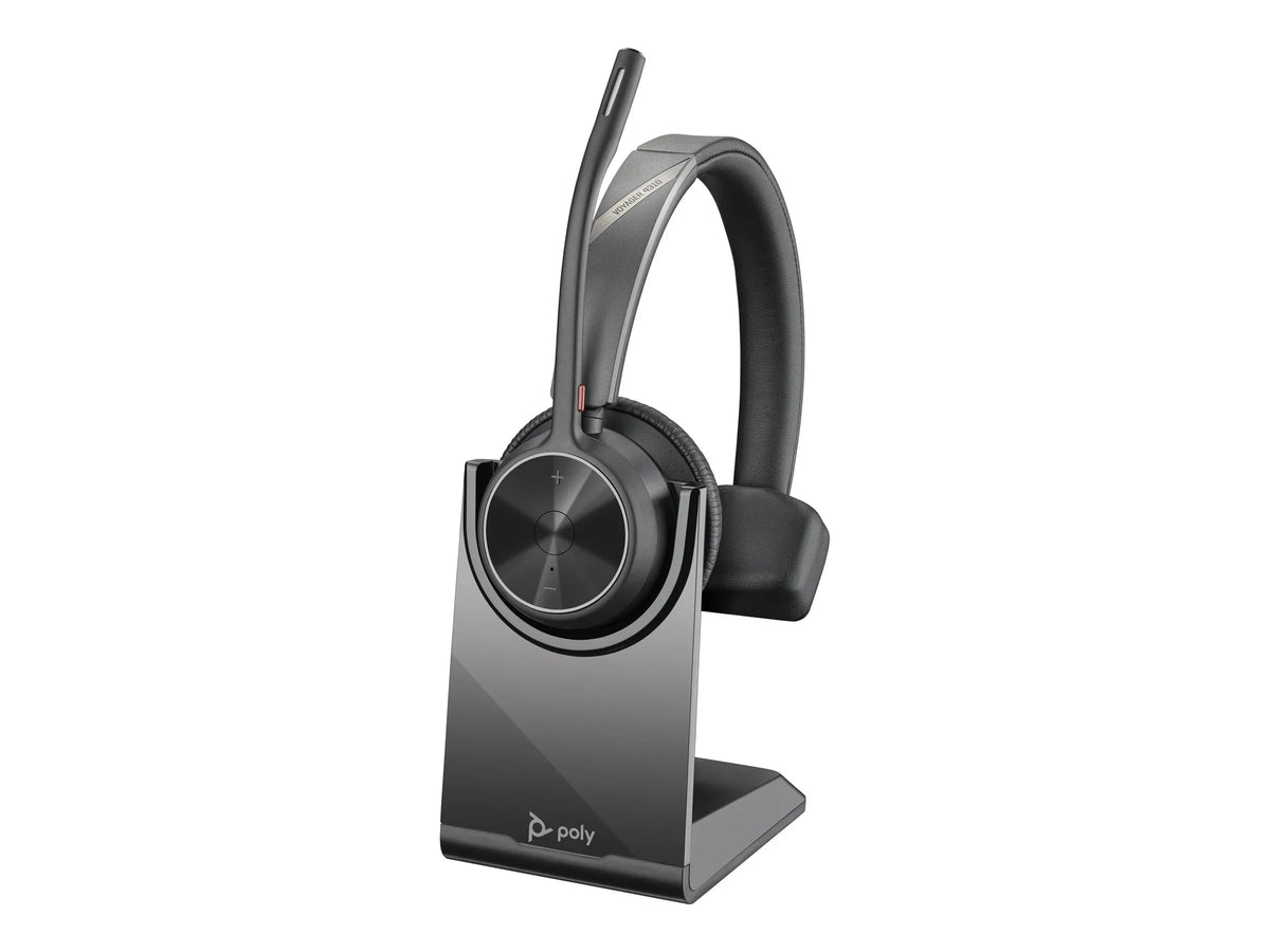 Poly Voyager 4310 USizeB-AHeadset + BT700 dongle TAA - Google Assistant, Sizeiri - Mono - USizeB Type A - Wired/Wireless - Bluetooth - 164 ft - 20 Hz - 20 kHz - On-ear, Over-the-head - Monaural - Sizeupra-aura...