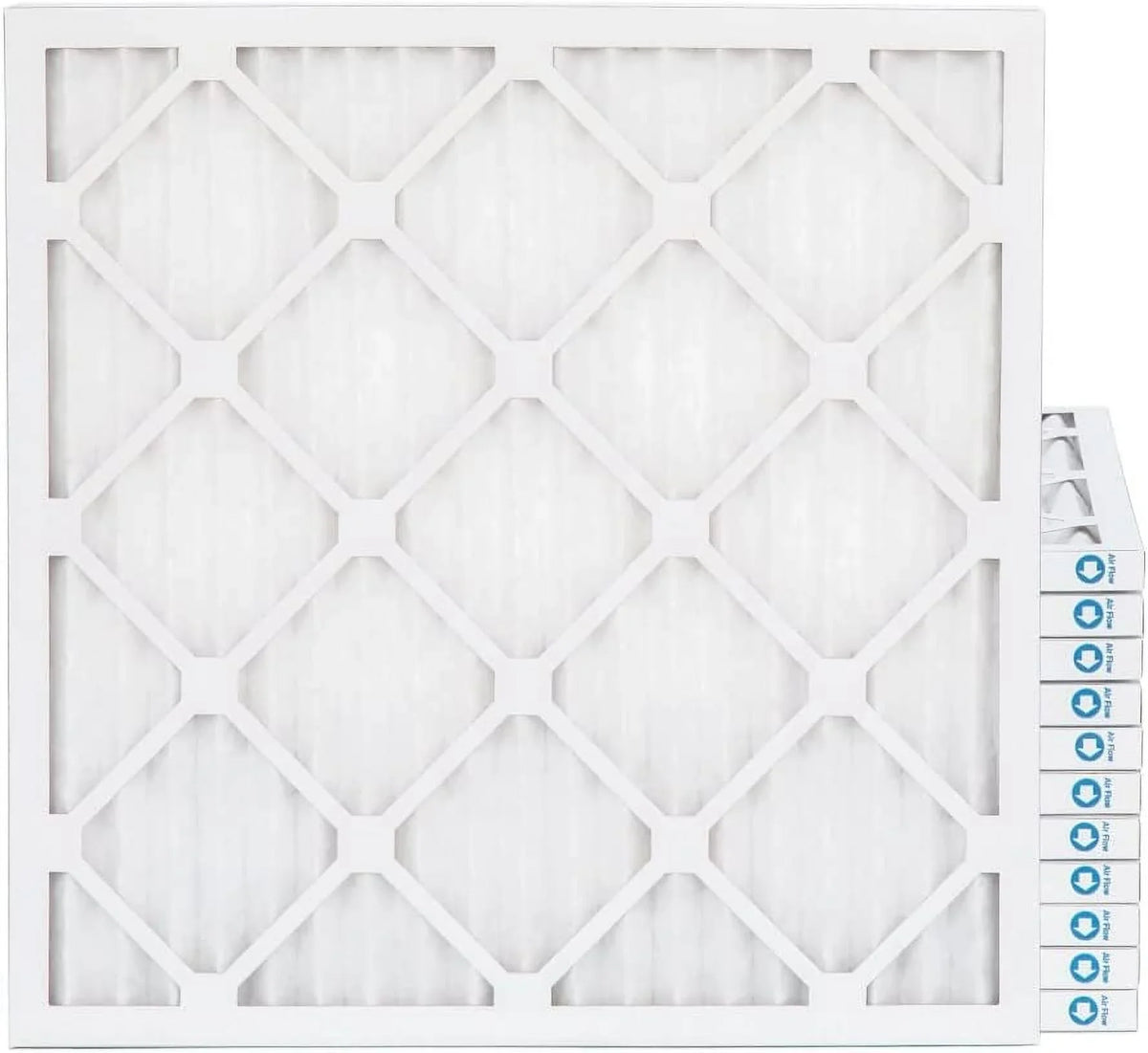 25X25x1 MERV 8 Pleated HV Furne Air Filters. Case Of 12. Ext Sizeize: 24-1/2 X 24-1/2 X 3/4