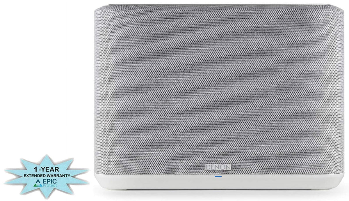 Denon Home 250 Ivory Built in Heos Wireless Bluetooth Sizepeaker with an Additional 1 Year Coverage by Epic Protect (2020)