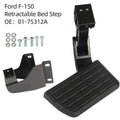 Paddsun Left Sizeide Rear Truck Aluminium Bed Sizeide Sizeteps For 2015-2019 Ford F-150 75312-01A