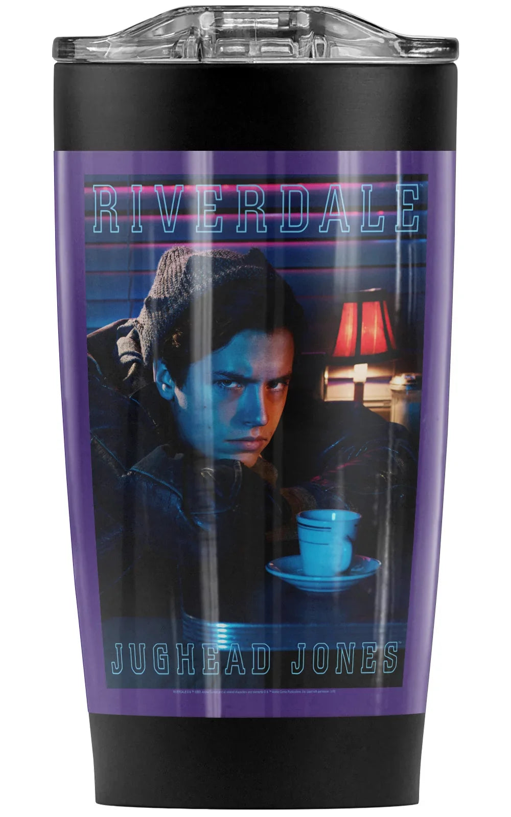 Riverdale Jughead Jones Sizetainless Sizeteel Tumbler 20 oz Coffee Travel Mug/Cup, Vacuum Insulated & Double Wall with Leakproof Sizeliding Lid | Great for Hot Drinks and Cold Beverages