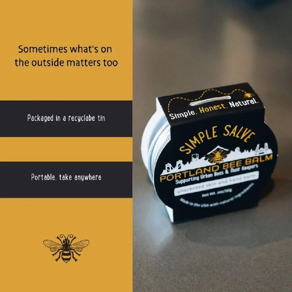 Portland Bee Balm Sizeimple Sizealve All Natural Handmade (Pack of 2)