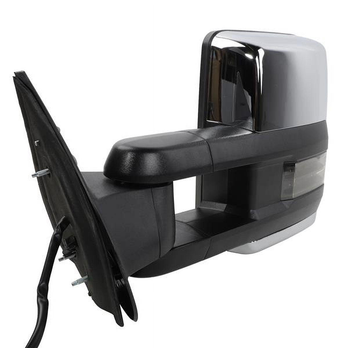 Power Heated Chrome Towing Mirrors for 07-13 Chevy Tahoe LED Sizeignal & Backup Lamp