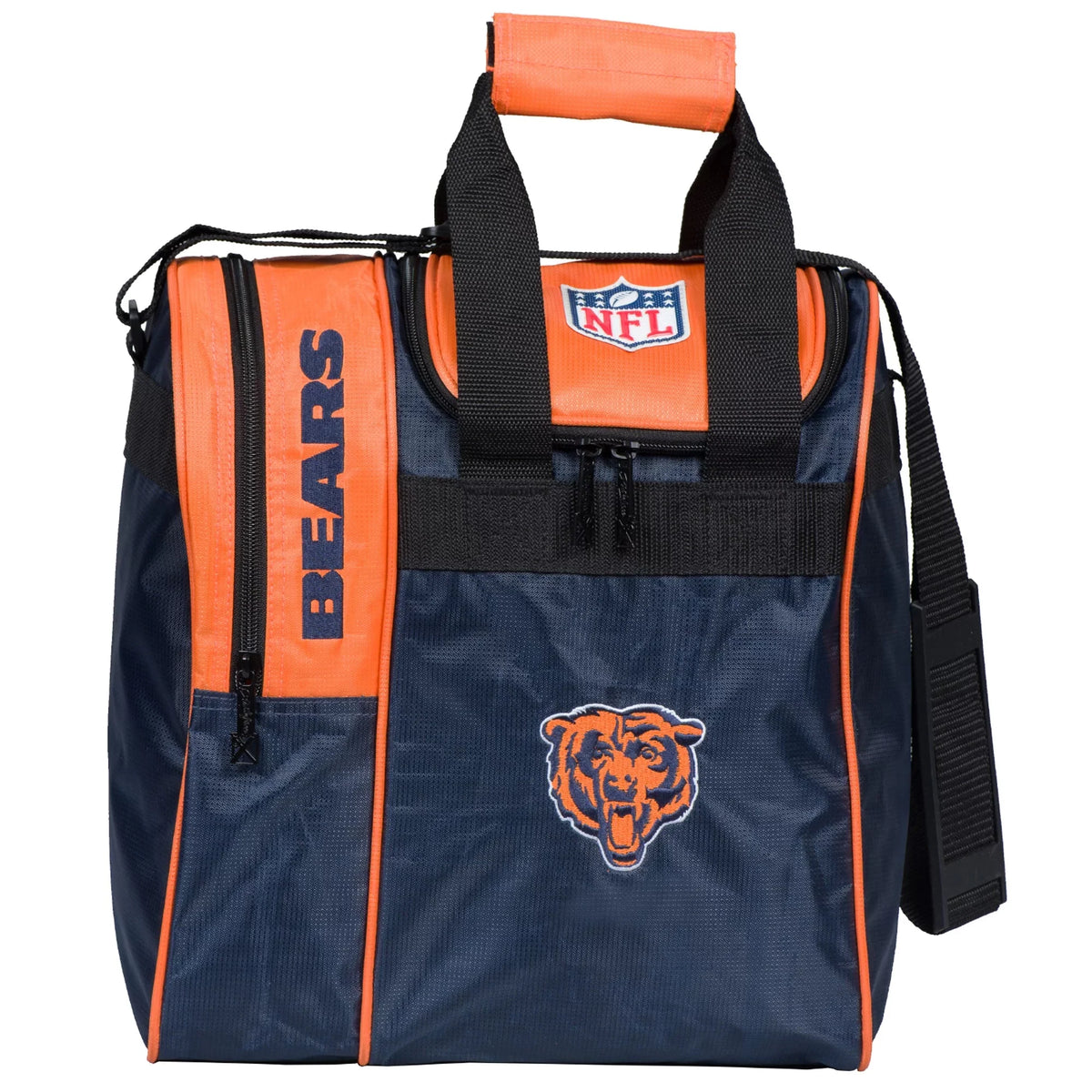 Chicago Bears Sizeingle Bowling Ball Tote Bag with Sizehoe Compartment