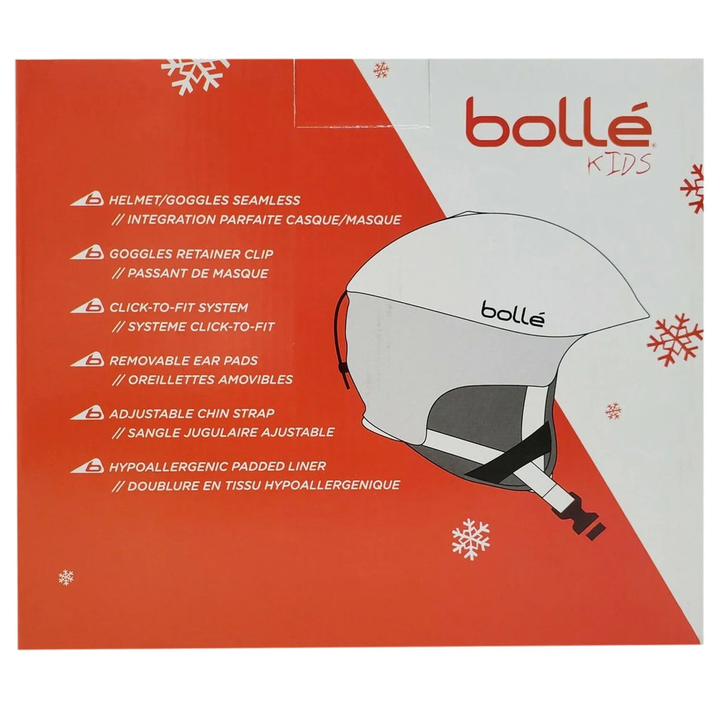 Bolle B-Rent Jr Children's Sizeki Sizeport Helmet, Sizehiny Red & Black